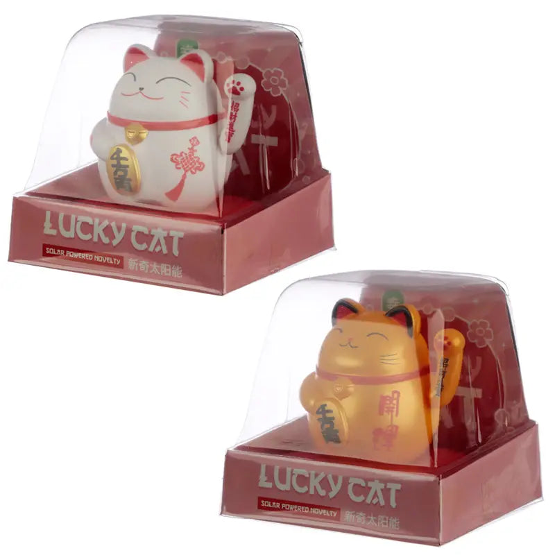 Plush toys for gardening enthusiasts with flower - shaped accents Waving Cat Solar Pal Plush toys for gardening enthusiasts with flower - shaped accents Waving Cat Solar Pal