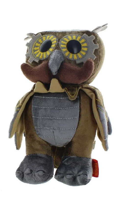 Plush toys for horse enthusiasts in horse - shaped forms WhimWham 8" Plush, Owl Mustache Steampunk Plush toys for horse enthusiasts in horse - shaped forms WhimWham 8" Plush, Owl Mustache Steampunk